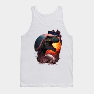 Dinosaurs in Space #1 Tank Top